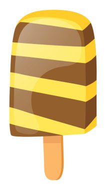 Buzlu şeker ahşap çubuk üzerinde