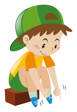 Çocuk ayakkabı bağı müjde