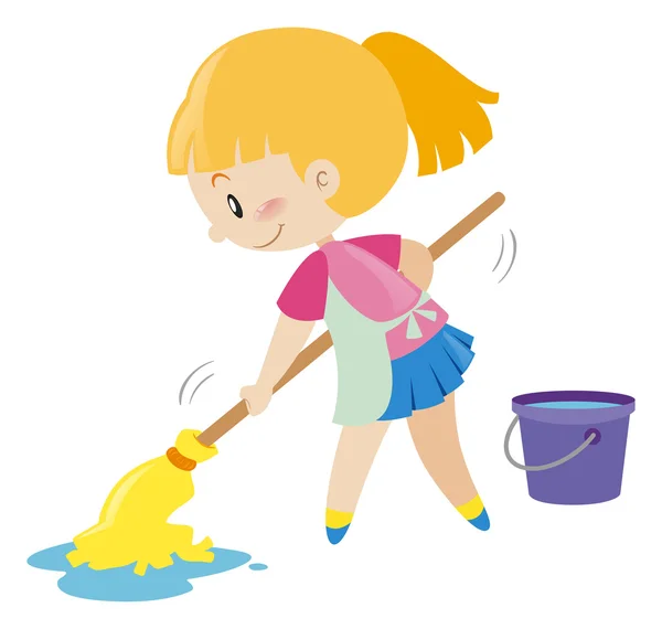 ᐈ Clean Stock Cliparts Royalty Free Mopping Vectors Download