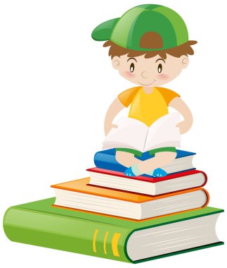 Çocuk okuma kitabı yalnız