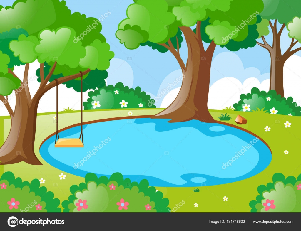Pond In The Forest Stock Vector Image By C Brgfx Pond In The Forest Stock Vector Image By C Brgfx