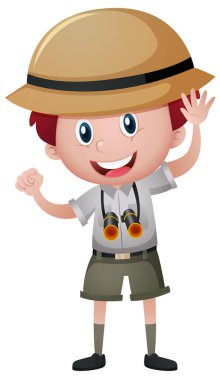 Çocuk safari kıyafeti