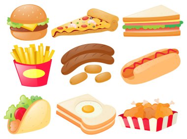 Fastfood farklı türleri