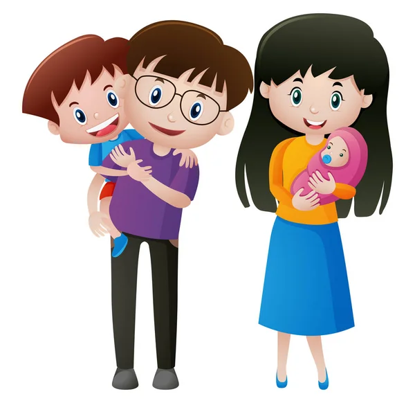 iki çocuk annesi ve babası