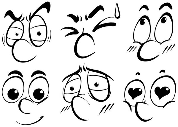 Мазки для лица в черном цвете
