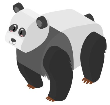 büyük panda için 3D tasarım