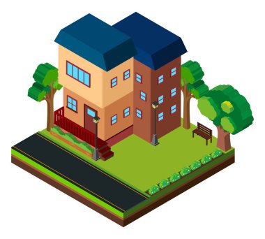 Apartman için 3D tasarım