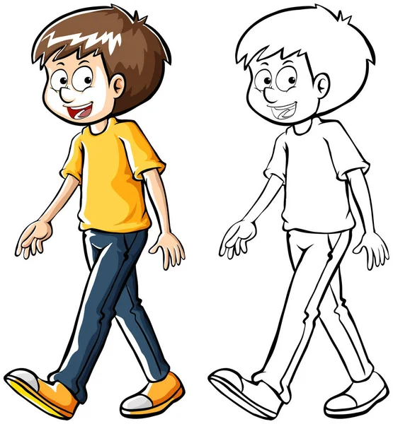 Doodle dibujo para niño — Vector de stock