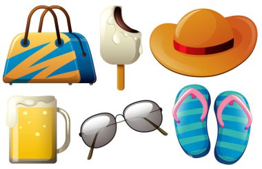 Bira ve aksesuarları ile yaz