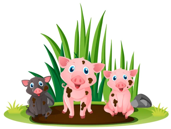 Three Little Pigs Vector Art Stock Images | Depositphotos