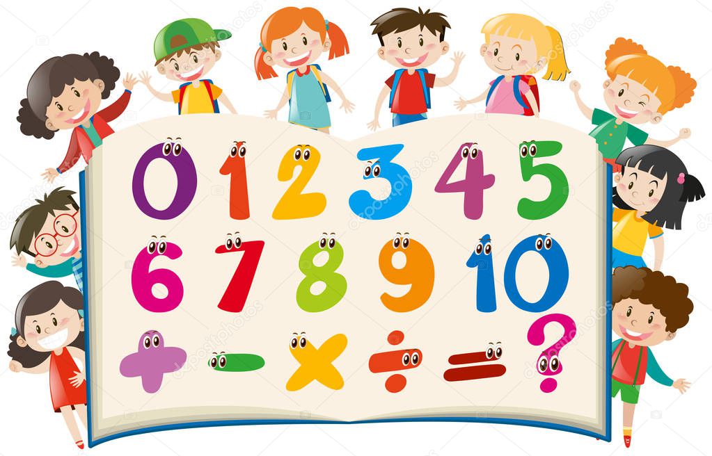 Counting numbers with happy children