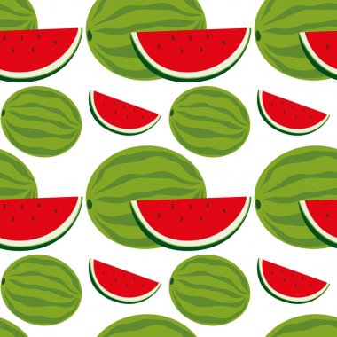 Karpuz ile sorunsuz arka plan tasarım