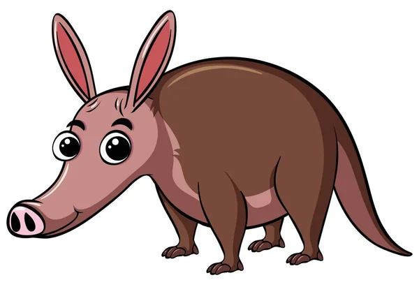 Armadillo con cara bonita — Vector de stock