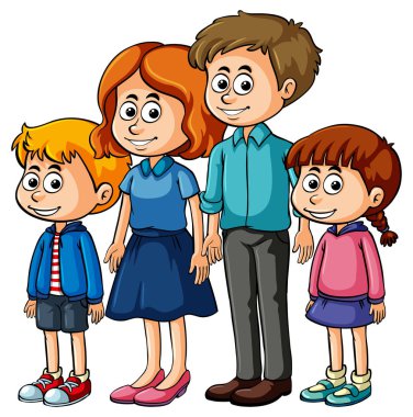 Ebeveynler ve çocuklar ile aile