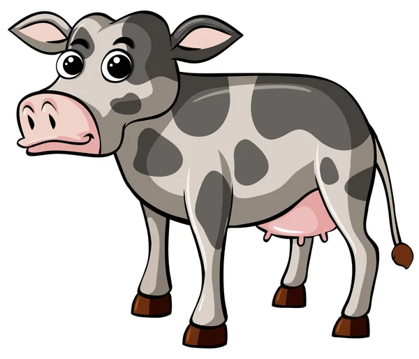 Vaca com cara feliz —  Vetores de Stock