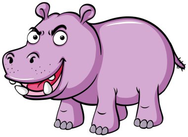 Su aygırı ile ciddi bir yüz