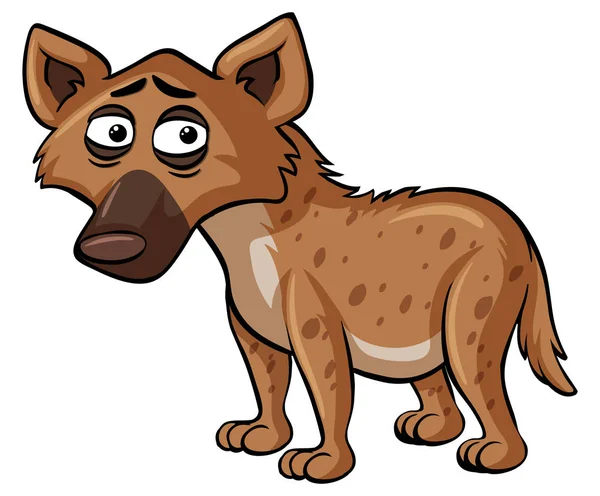 Üzgün yüz ile sırtlan