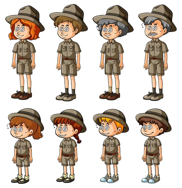 Safari elbiseleri ve