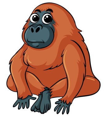 Goril kahverengi kürklü