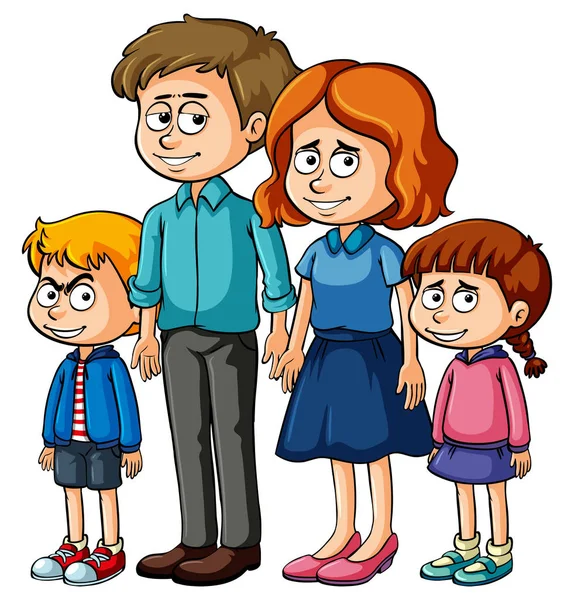 Ebeveynler ve çocuklar ile aile