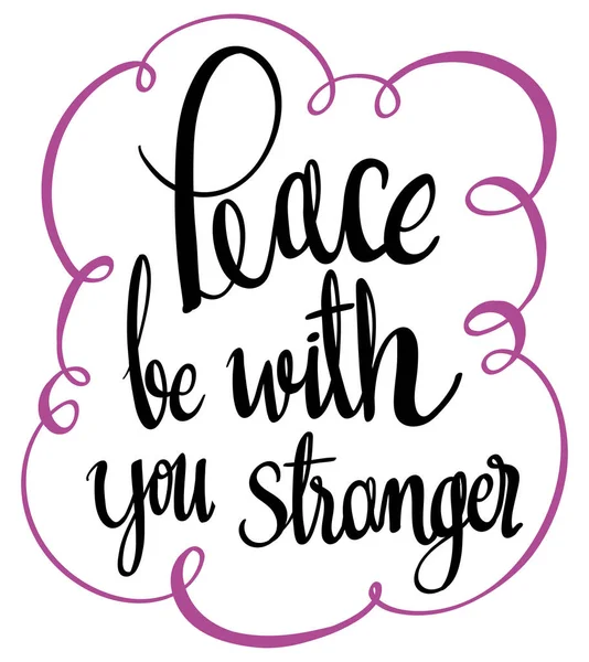 Barış için İngilizce ifade ile yabancı gibi