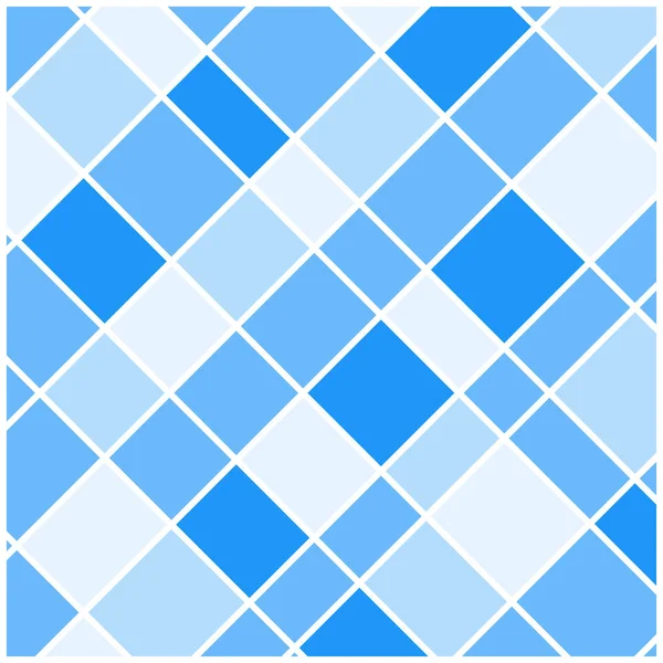 Conception de fond avec différentes formes de carrés bleus — Image vectorielle