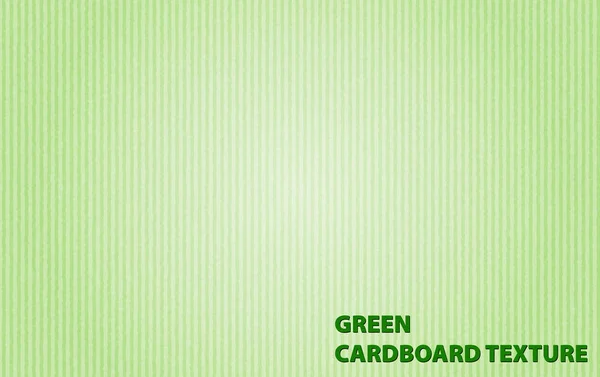Background template with green cardboard texture — Stock Vector