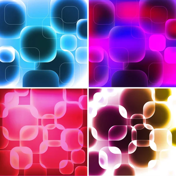 Background template with square shapes — Stock Vector