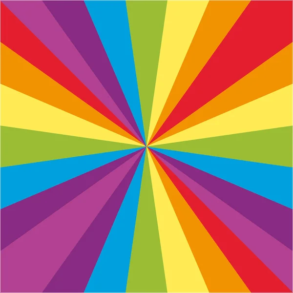 Diseño de fondo con vigas de arco iris — Vector de stock