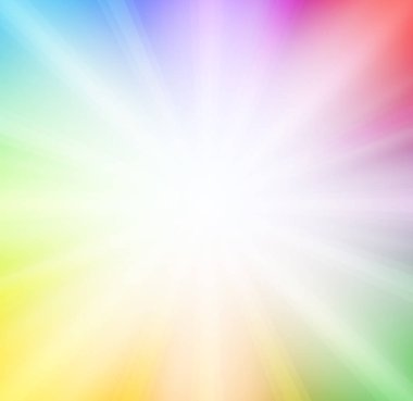 Yumuşak gökkuşağı arka plan parlak ışık ile