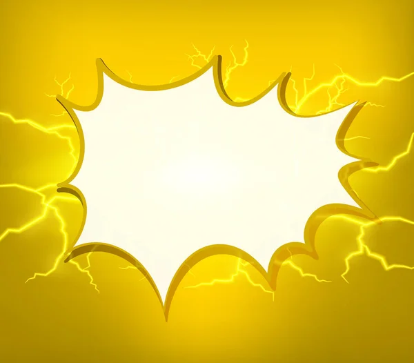 Splash πρότυπο σε κίτρινο φόντο — Διανυσματικό Αρχείο