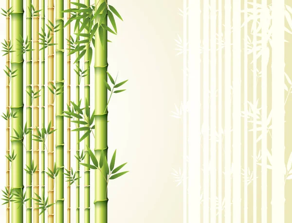 Bambu arka plan tasarım altın ve yeşil renkleri ile