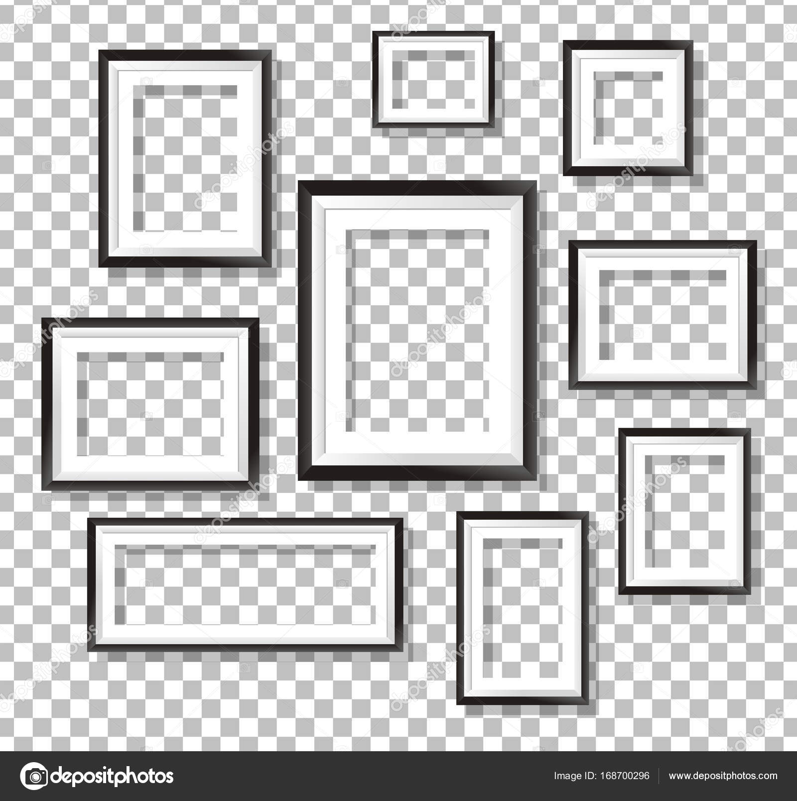 Picture Frames On Transparent Background Stock Vector Picture Frames On Transparent Background Stock Vector