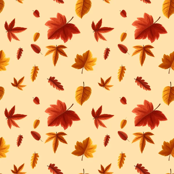 Sonbahar yapraklarıyla kusursuz arkaplan