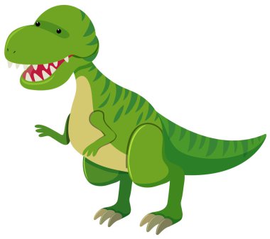 Tyrannosaurus rex keskin dişleri ile