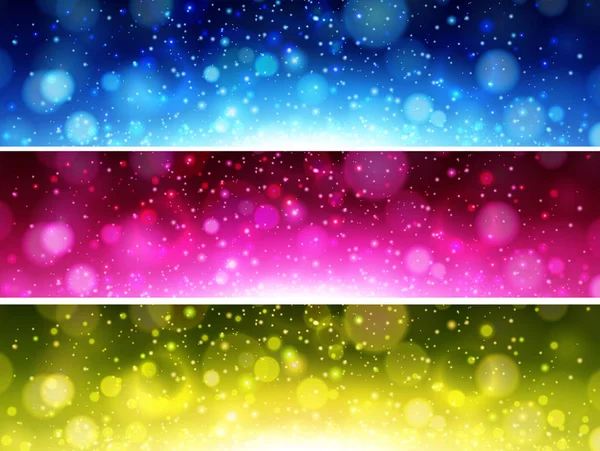 Parlak ışıklar ile arka plan şablonu