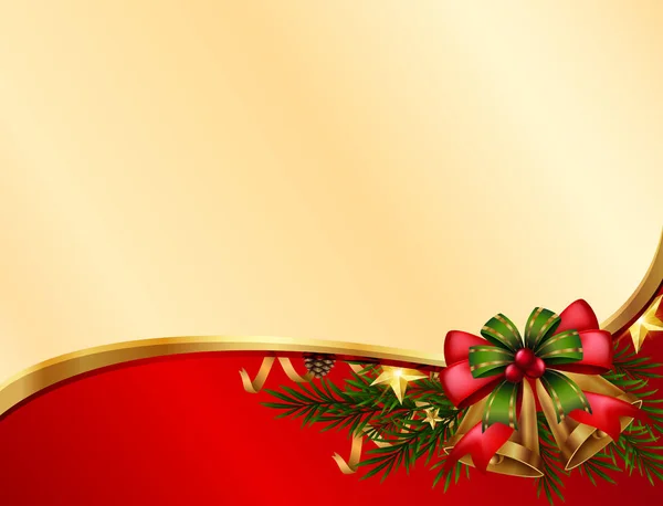 Szablon tło z Dzwonki Boże Narodzenie — Wektor stockowy