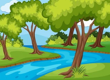 Forrest sahne kılıçtan Nehri ile