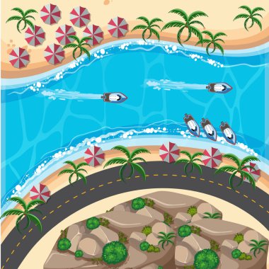 denizde yüzen tekne