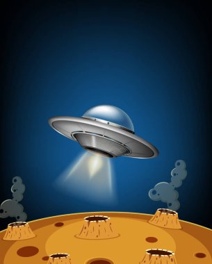 Ay yüzeyine iniş Ufo