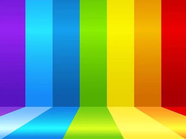 Projeto de fundo com cores do arco-íris — Vetor de Stock
