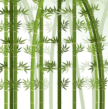 Arka plan tasarımı bambu ağaçları ile