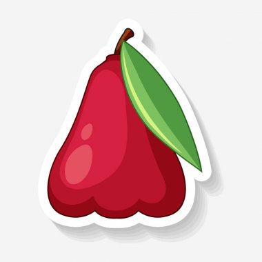 Rose apple için etiket tasarım