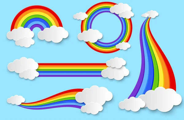 空に別の虹 — ストックベクタ