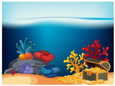 Bir korsan göğüs okyanusun altında