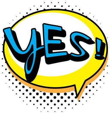 Evet için ifade sözcükleri tasarımı