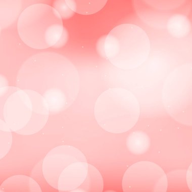 Pembe baloncuklu arkaplan şablonu tasarımı