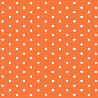Turuncu ovada beyaz noktalı arkaplan şablonu tasarımı