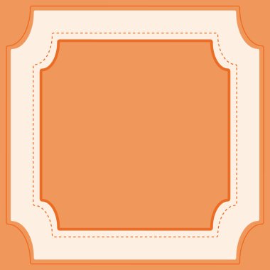 Çerçeveli turuncu arkaplan