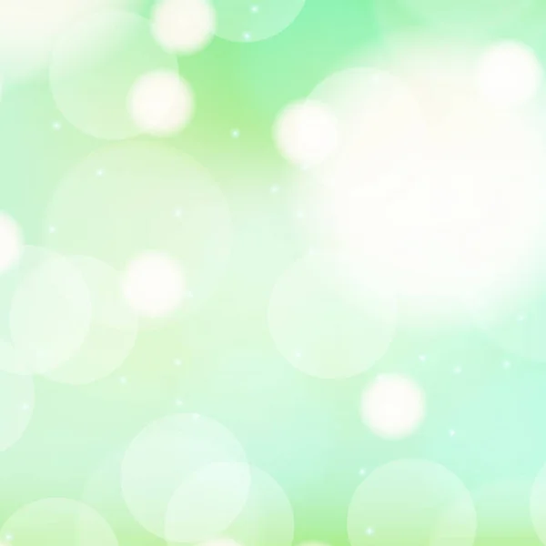 Hintergrundvorlage Design mit grünen Blasen — Stockvektor